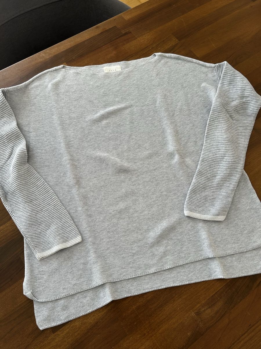 Maglioni & Felpe: YAYA Luxus Oversize-Pullover Hellgrau Gr. XS – Nuovo (secondo la descrizione) da Balsthal venduto da LaLiLu77