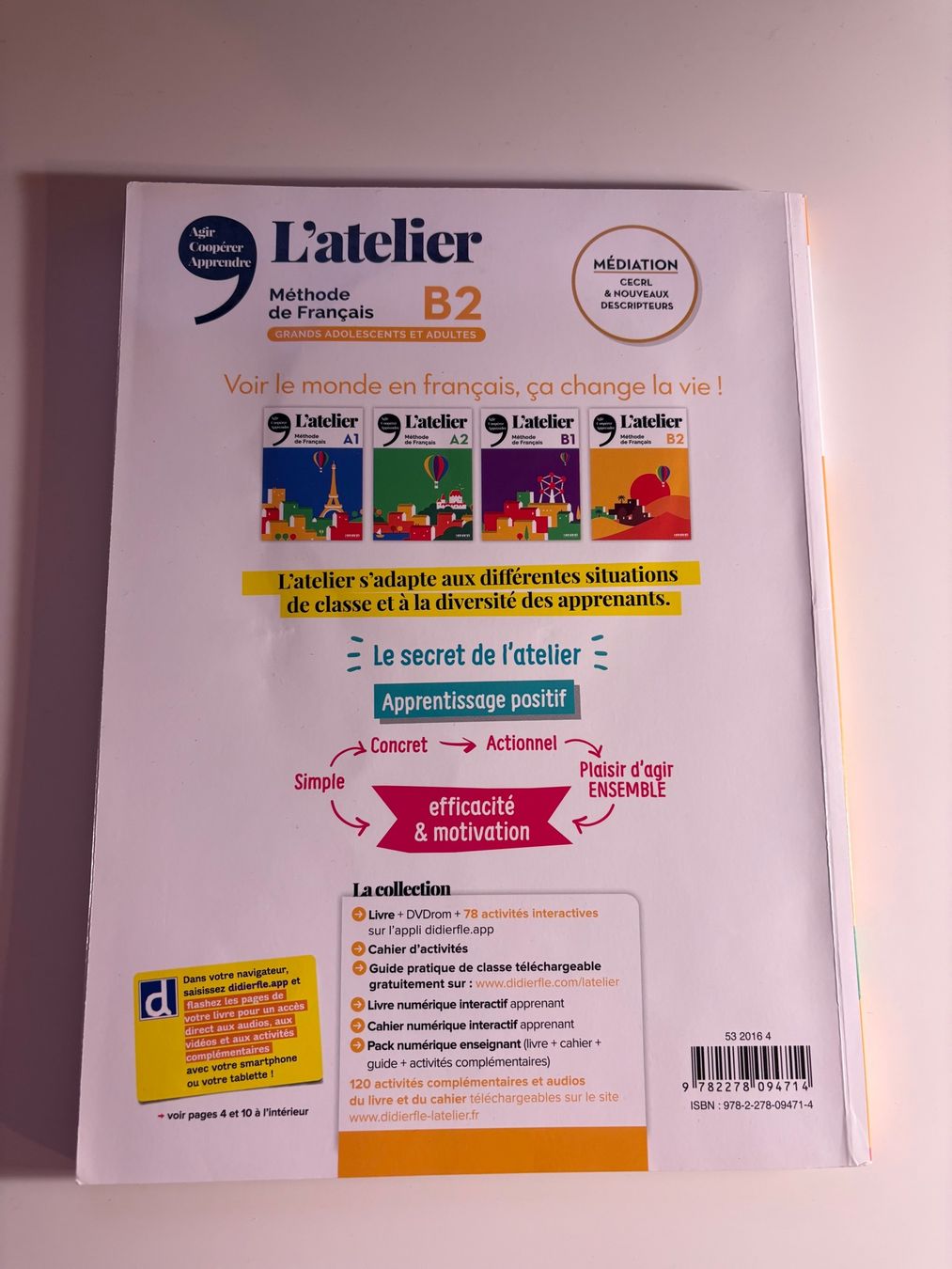 Libri: L’atelier+, la méthode de français B2, textbook – Usato da Lausanne venduto da opi_92cn 1
