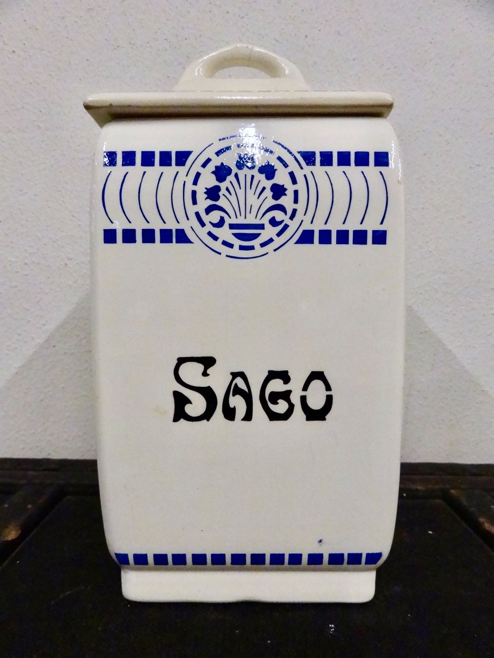 Contenitori & Simili: Vintage Vorratsdose SAGO Dose Vorratsbehälter Keramik – Nuovo (secondo la descrizione) da Kerzers venduto da zimmergruen