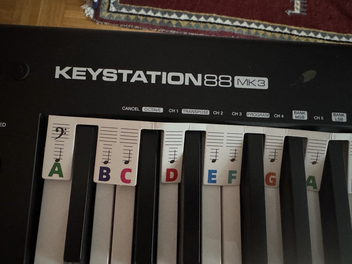 Musikinstrumente: M-Audio Keystation 88es Keyboard - Inkl. Ständer – Gebraucht aus Bern von pablito01 2
