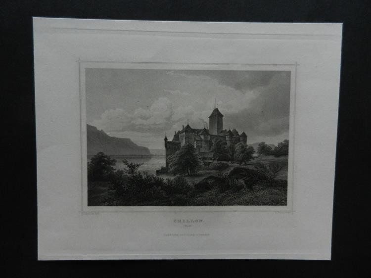Gravures: Schloss Chillon – D'occasion à Risch par Rischli15