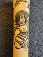 Antike Knochen Schnitzerei Japan, ca 1880