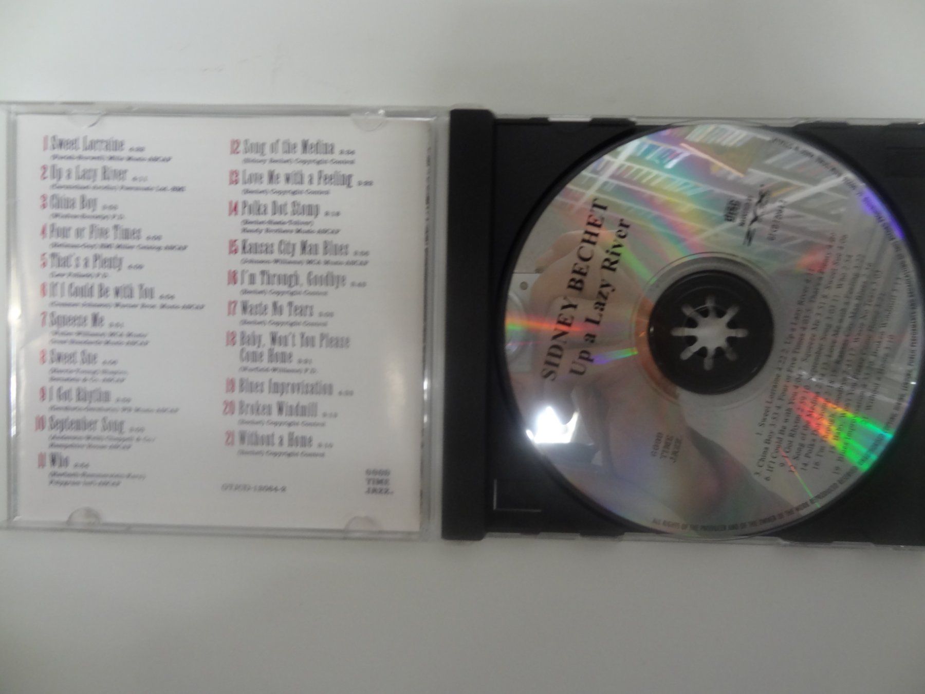 CDs: Sidney Bechet - Up a Lazy River CD Jazz – Gebraucht aus luzern von musicandart 2