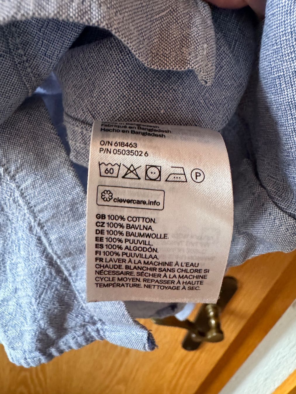Camicie: Langarm Hemd Gr. S – Usato da Grosswangen venduto da SALE_SALE_SALE 5