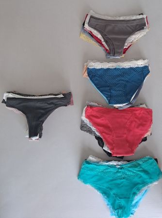 41 Damen-Unterhosen und 15 Tangas