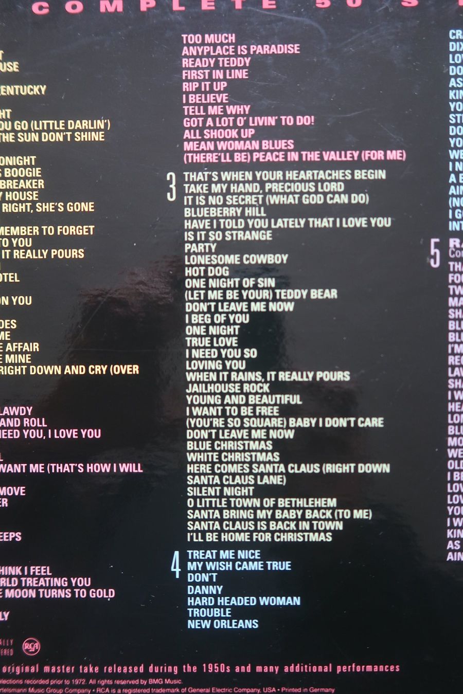 CD: ELVIS PRESLEY - THE COMPLETE 50'S MASTERS - 5x CD BOXSET – Usato da Basel venduto da Patiscat 4