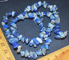 Stein Perlen L-4062 – Lapislazuli 5-8mm – 40cm lang