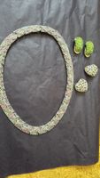 Schmuckset Collier  2 paar OhrClipser VINTAGE 
