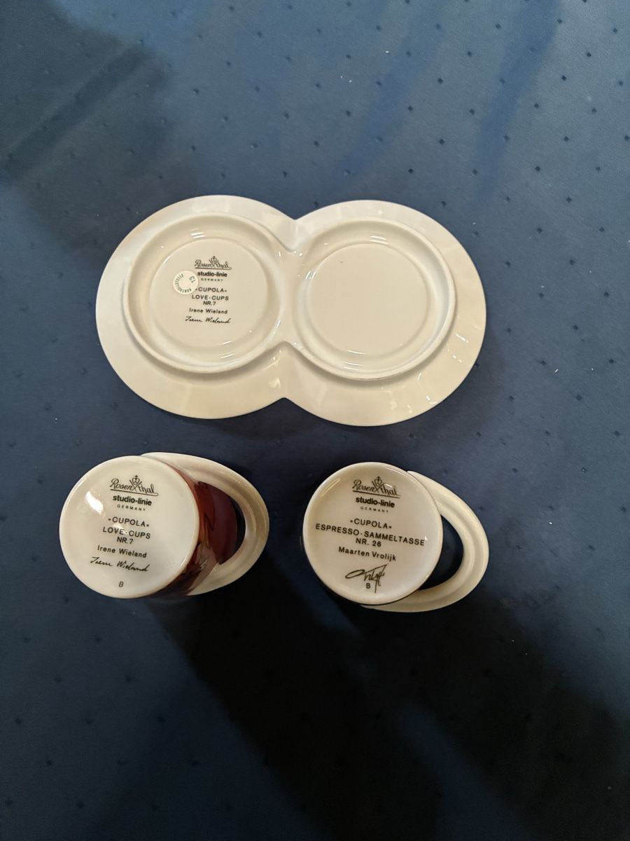 Rosenthal Tazze: Rosenthal Cupola Cups - Sammeltassen  – Usato da Dornach venduto da Rosengarten 4