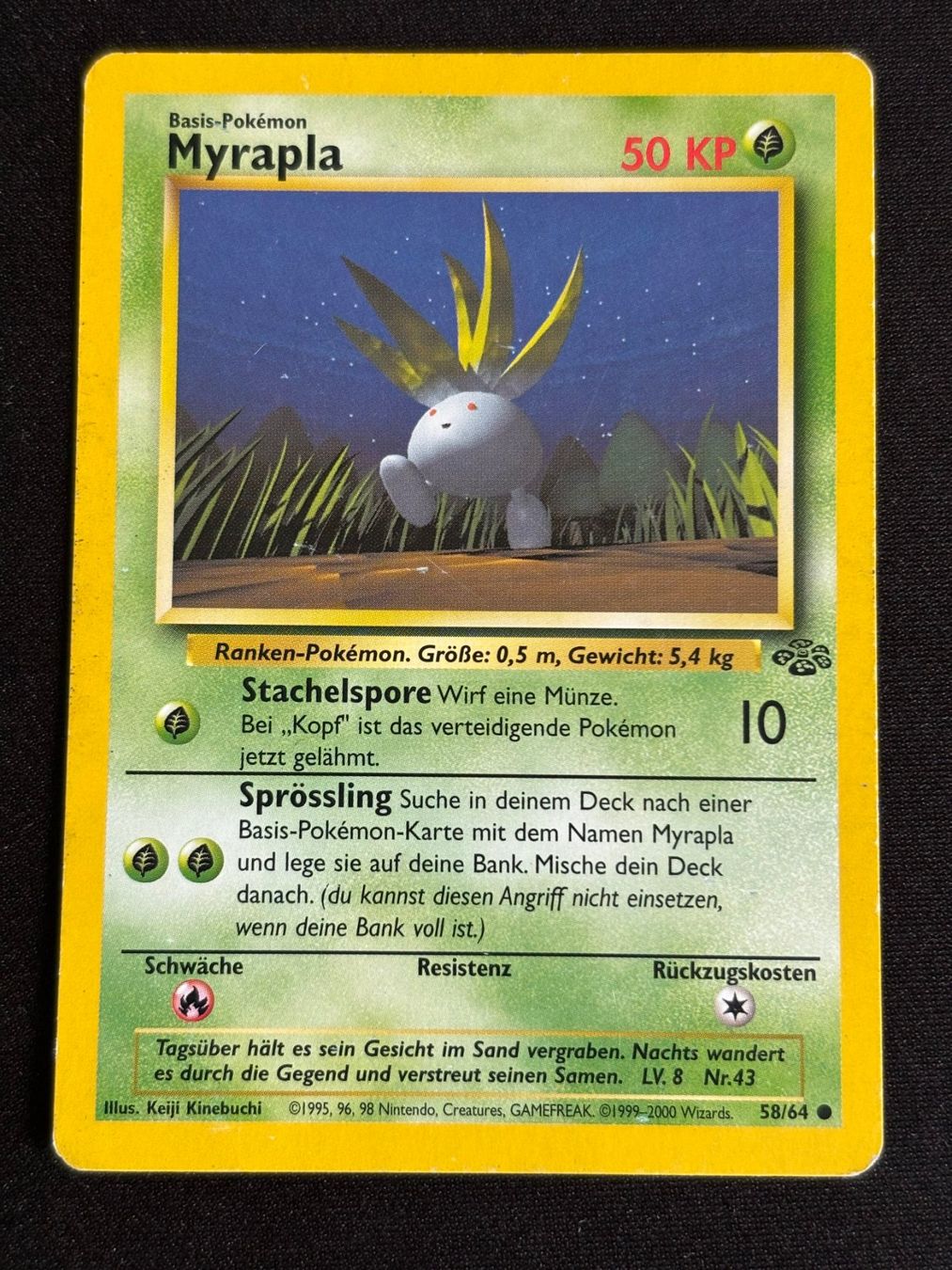 Pokémon Carte collezionabili: Pokemon Myrapla - Dscungel 58/64 - Deutsch – Usato da Bern venduto da Big_GS