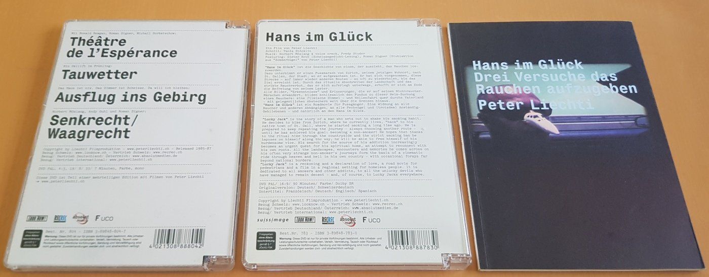 Tutti i DVDs: 2 DVDs von Peter Liechti – Usato da Schaffhausen venduto da asyouwestley 1