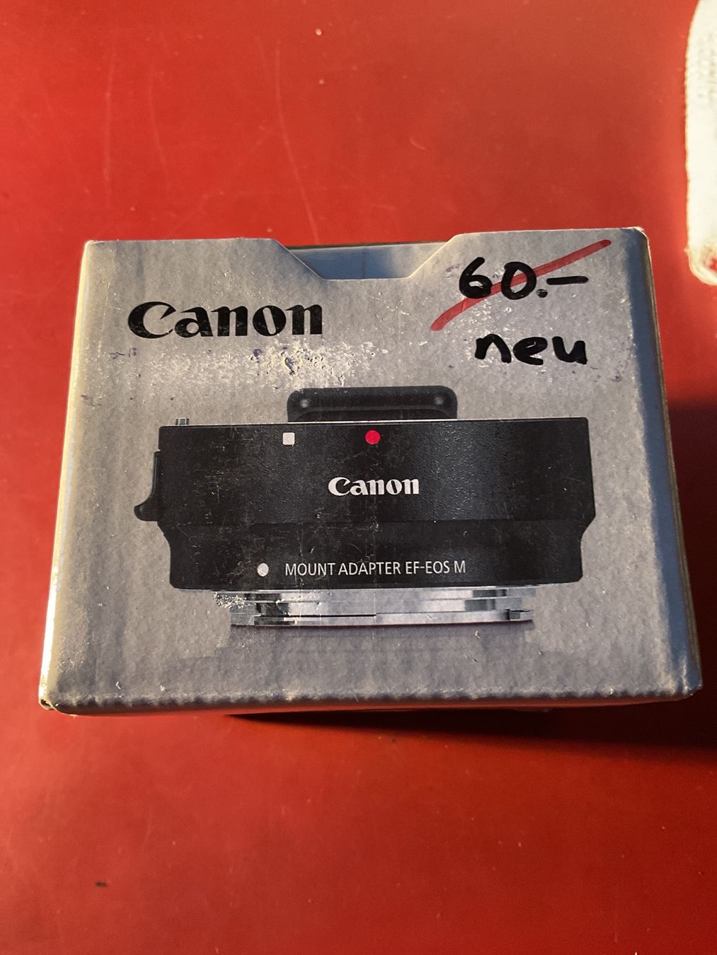 Canon Adattatori foto: Canon Mount Adapter, EF-EOS M, unbenutzt – Nuovo (secondo la descrizione) da Tecknau venduto da Gluschtikum 7