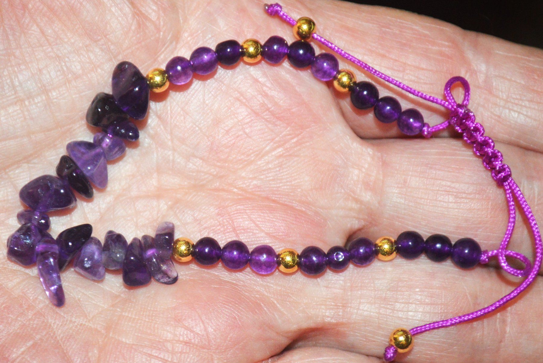 Armbänder & -reifen: Armband K-140 – Amethyst – Einstellbar – Neu und originalverpackt aus Goldiwil (Thun) von han_v5b7 1