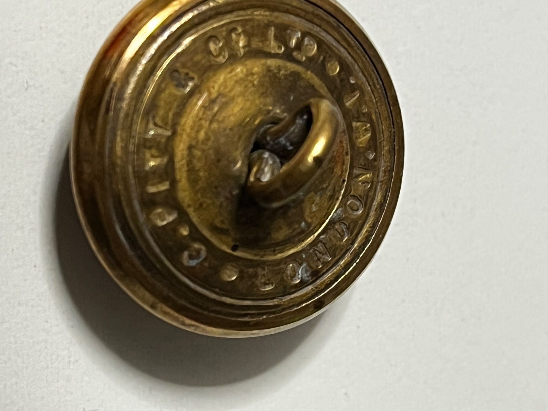Knöpfe: Antiker Uniformknopf, London, C. Pitt – Gebraucht aus Winterthur von Wusa01 4
