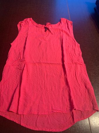 Pull à bretelles rose taille 36