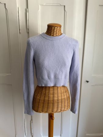 ZARA - cropped Strickpullover flauschig S
