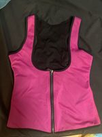 Figurformende Weste Gr. M  - pink/schwarz -