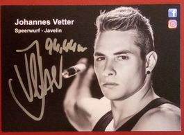 Johannes Vetter Autogramm signiert Foto 10x15cm
