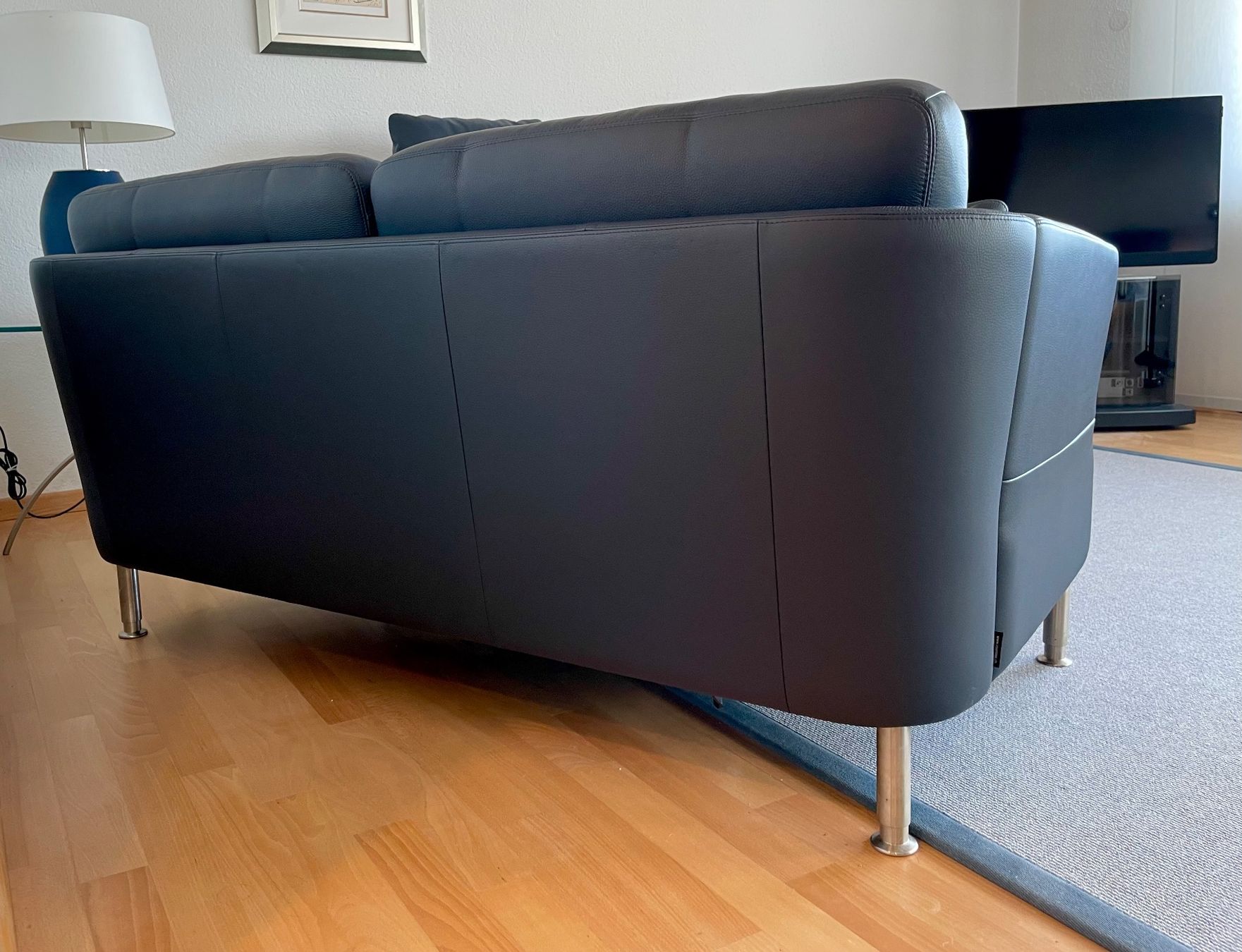 Intertime Sofas: 2er & 3er Ledersofa Nimbus von Intertime – D'occasion à Zürich par gabibenz 2