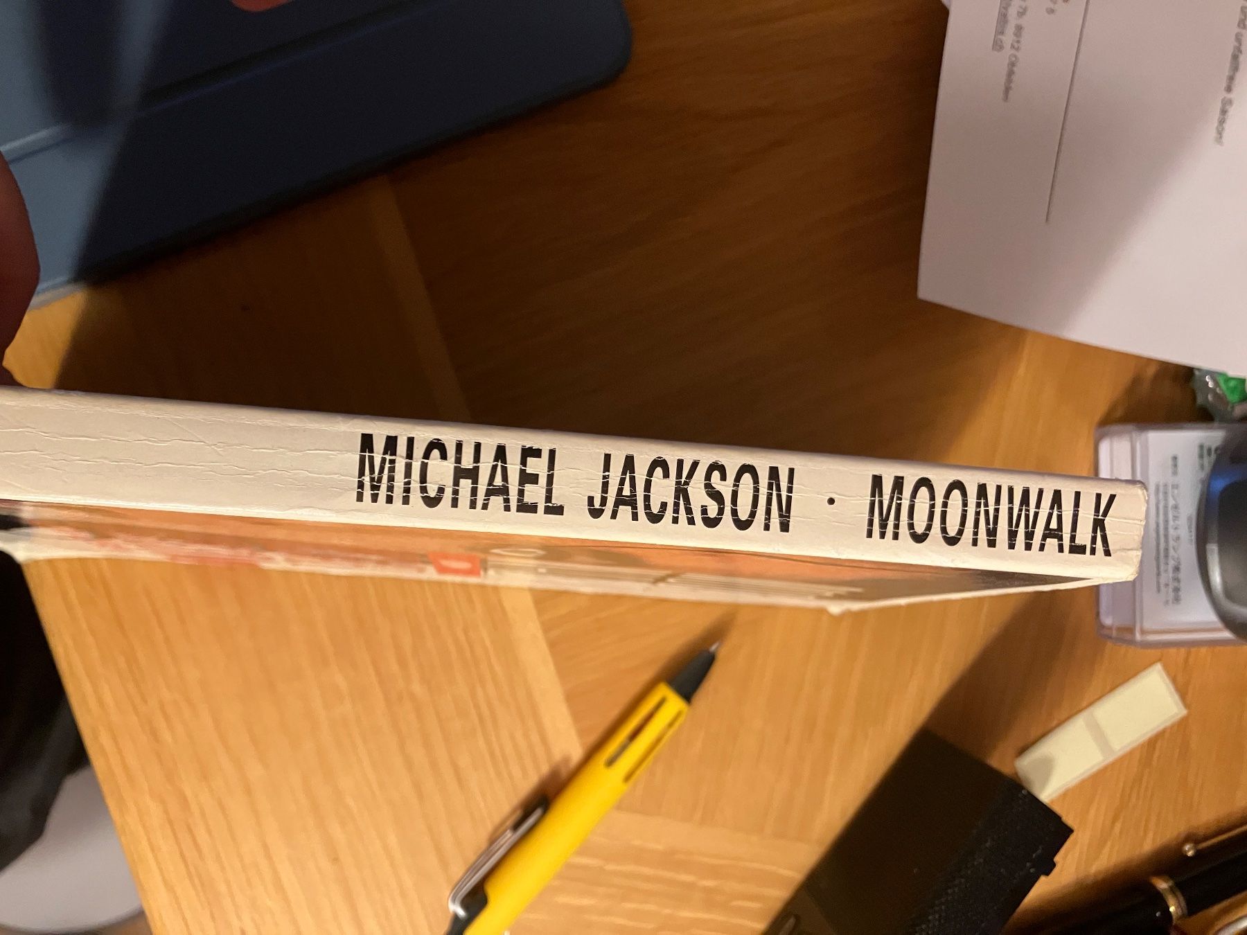 Libri: Michael Jackson Moonwalk Buch von Goldmann 1988 – Usato da Hedingen venduto da Pasokon74 3