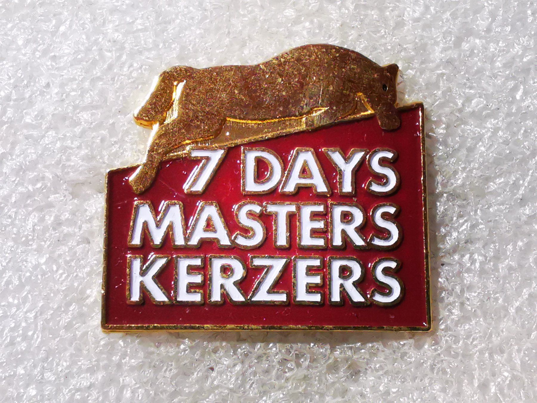 Placchette & Badge: Ansteckpin 125: 7 Days Masters Kerzers – Usato da Oppligen venduto da Pin-Fall-Shop