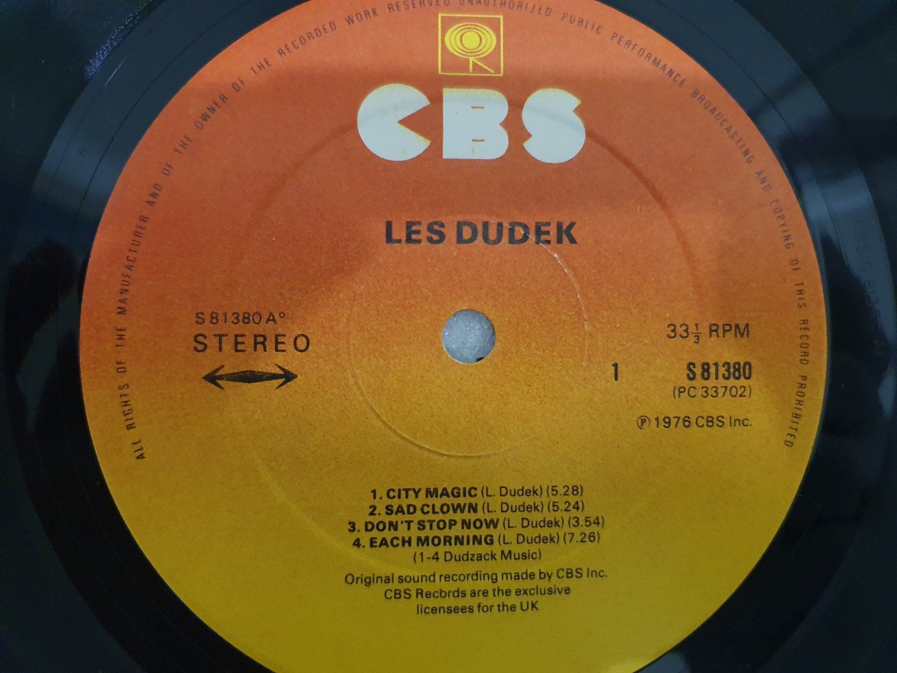 Dischi in vinile: Les Dudek – Les Dudek – Usato da Uster venduto da Vinyl-Leidenschaft 3