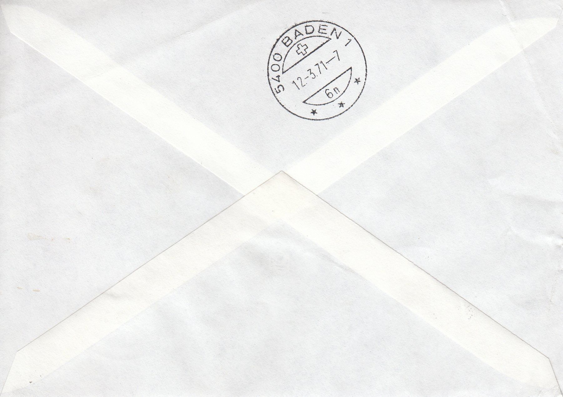 Tutti i francobolli: 1971 490-95 FDC 11.3.71 Eilsendung 5620 Bremgarten – Usato da Spreitenbach venduto da Mustang_1105 1