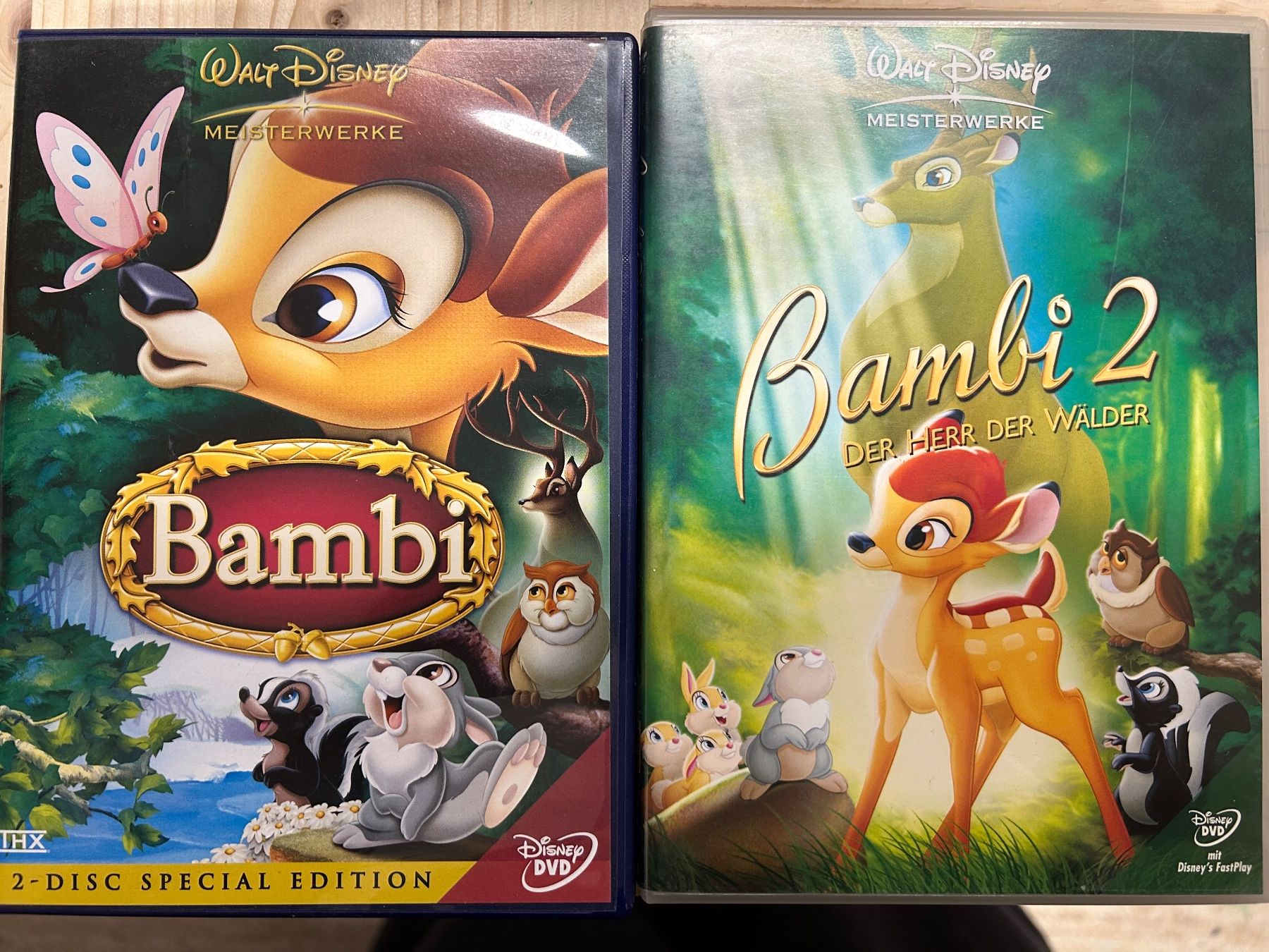 Alle DVDs: Bambi 1 und 2 – Gebraucht aus Bassersdorf von Winti8406
