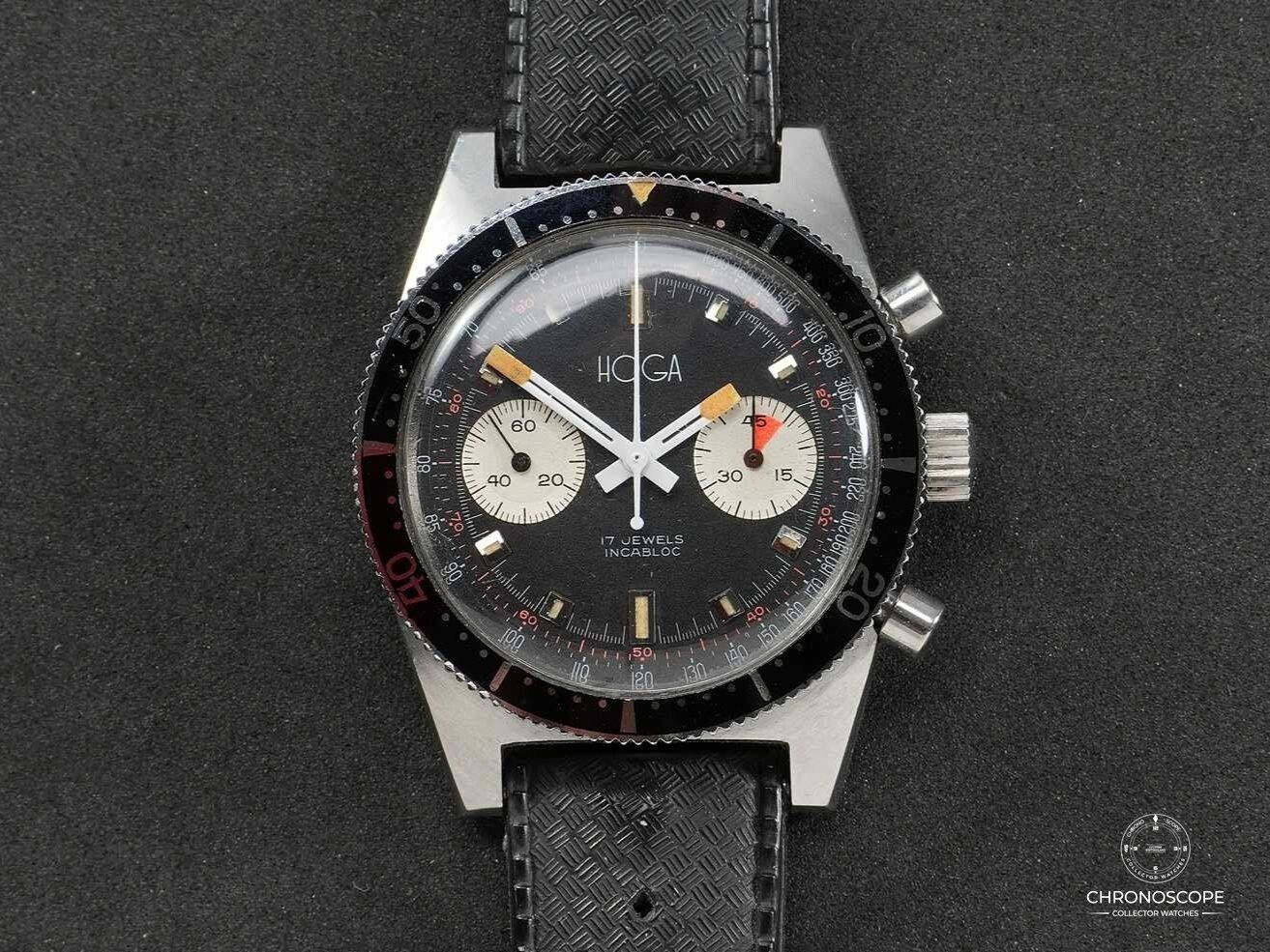 Valjoux Orologi: HOGA Skin Diver Chronograph Valjoux 23 – Usato da Luzern venduto da ChronoScope6004