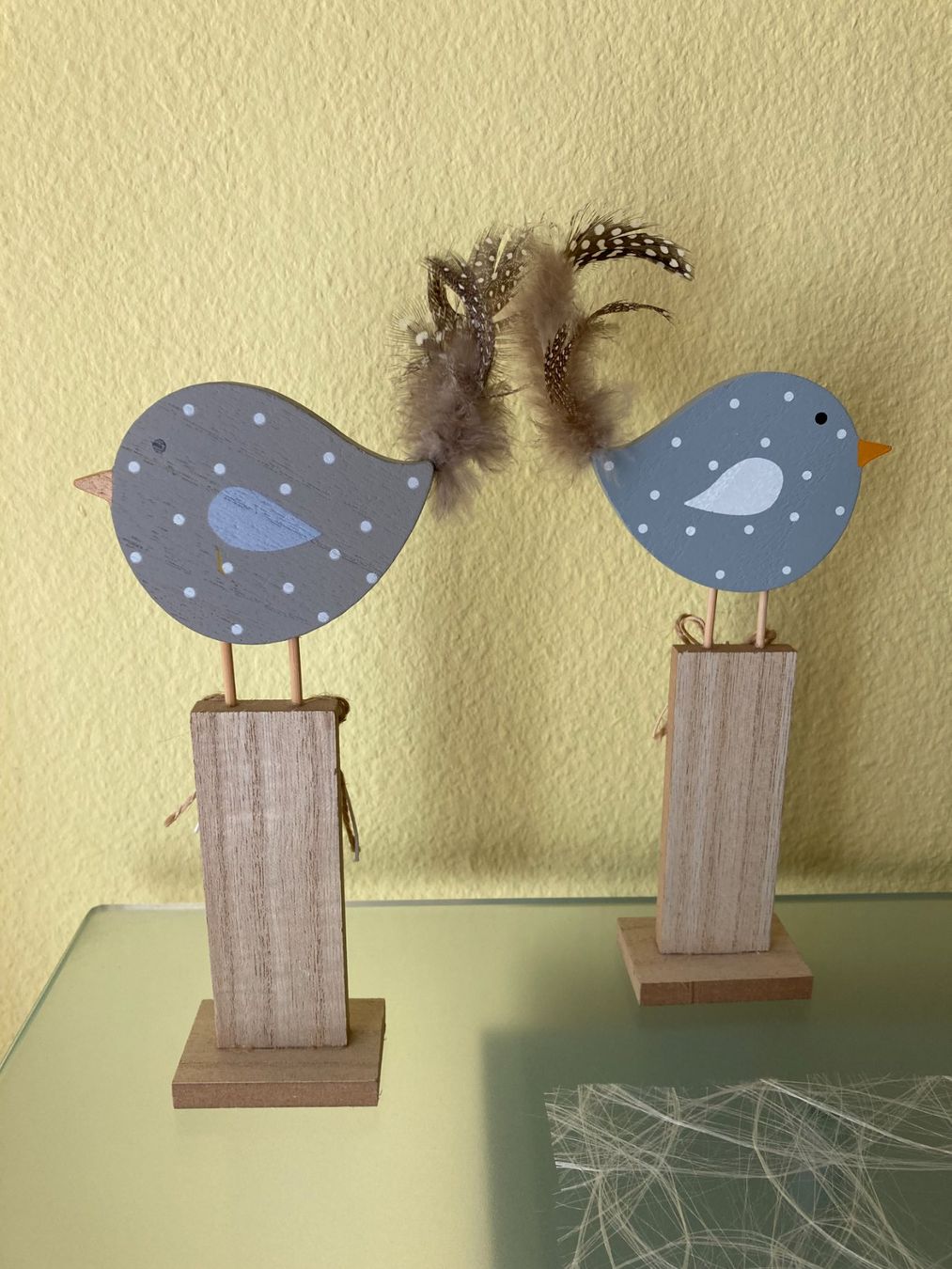 Tutte le decorazioni: 2 süsse Holzvögel – Nuovo (secondo la descrizione) da Obfelden venduto da miau68 1