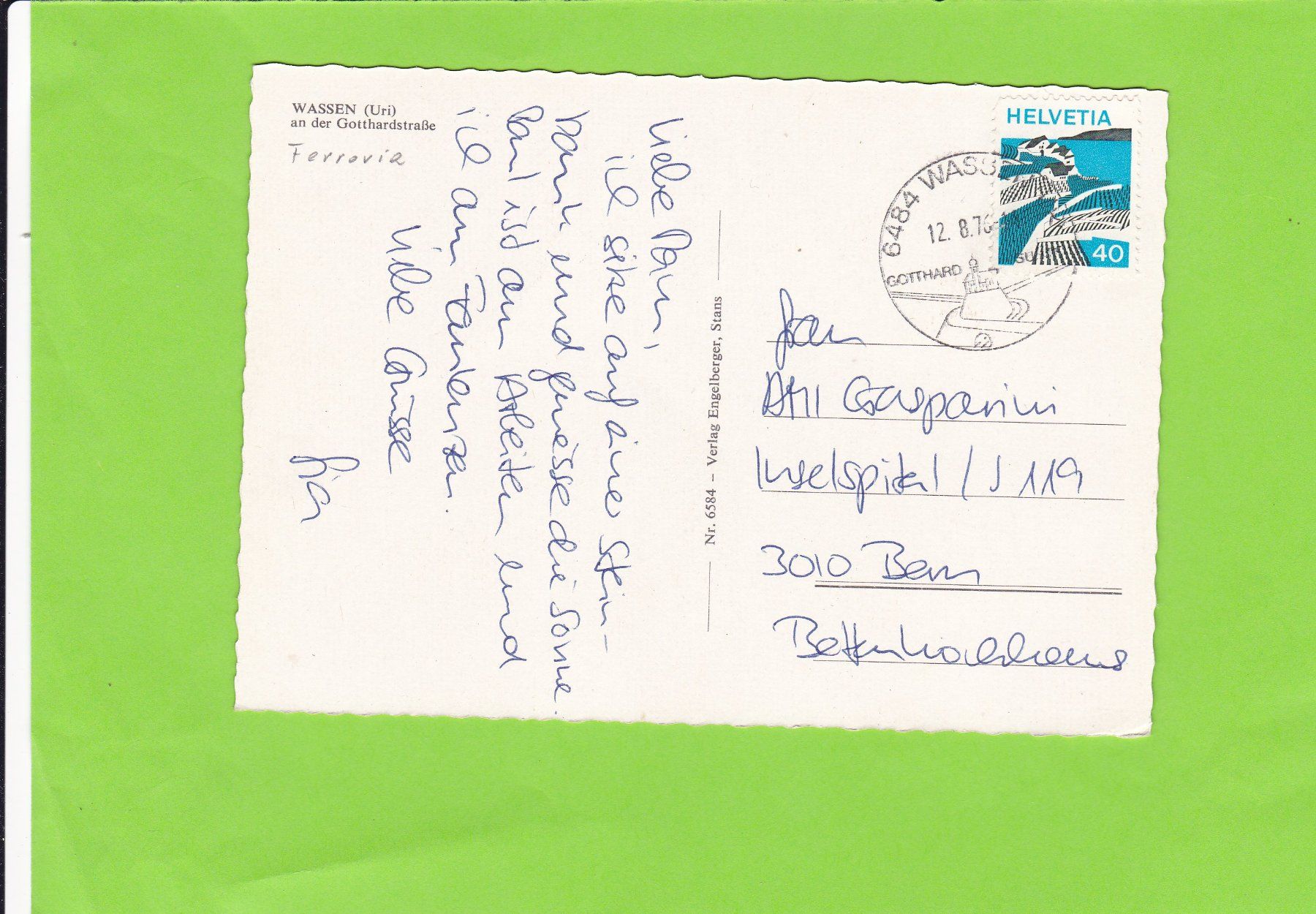 Cartes postales: Wassen mit Gotthardbahn – D'occasion à St. Peterzell par neckertal 1