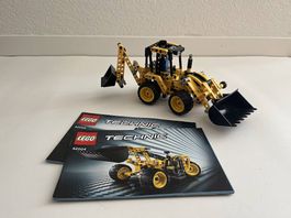 LEGO Technic 42004 Baggerlader mit Anleitung guter Zustand