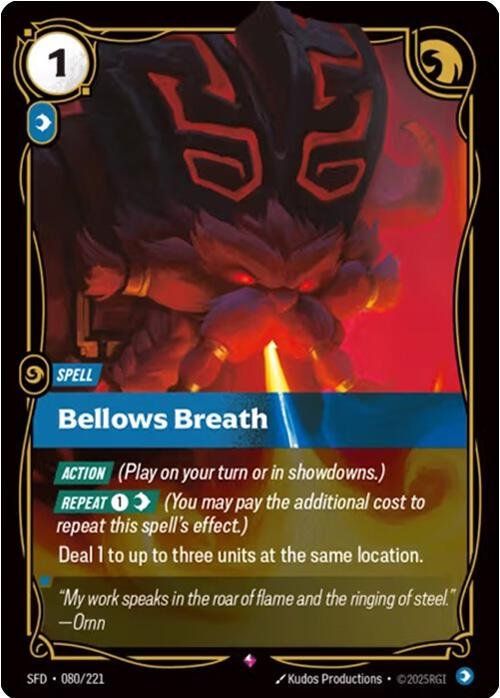 Carte collezionabili: Bellows breath - Rifbound – Usato da Genève venduto da EMellau