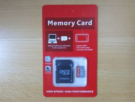 Micro SD Karte 256 GB mit Adapter neu und originalverpackt