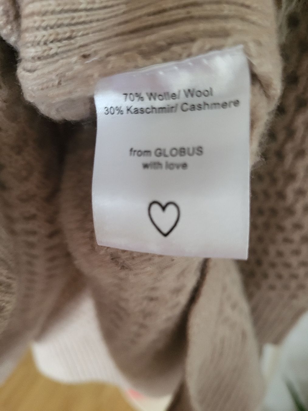 Globus Maglioni & Felpe: Globus Strickpullover, Beige,Rollkragen, Wolle70%Kaschmir30% – Nuovo (secondo la descrizione) da Winterthur venduto da rab_tr8n 7