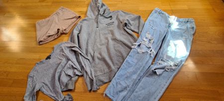 BURTON Hoody,jeans, Shirt+Shorts 38 /M