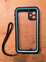 Wasserdichte Handyhülle iPhone 11 schwarz/tuerkis