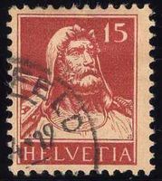 1933   15Rp. Tellbrustbild (geriffelt)