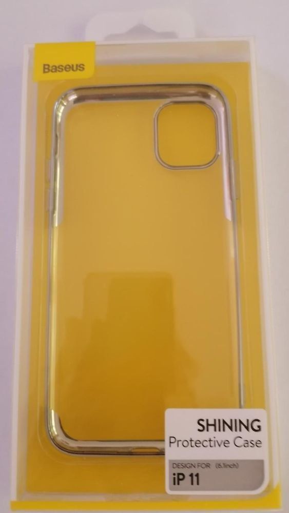 Baseus Cover & Protezioni schermo: Baseus Case Mit Silberrand Für IPhone 11 – Nuovo (secondo la descrizione) da Bassersdorf venduto da maga1g