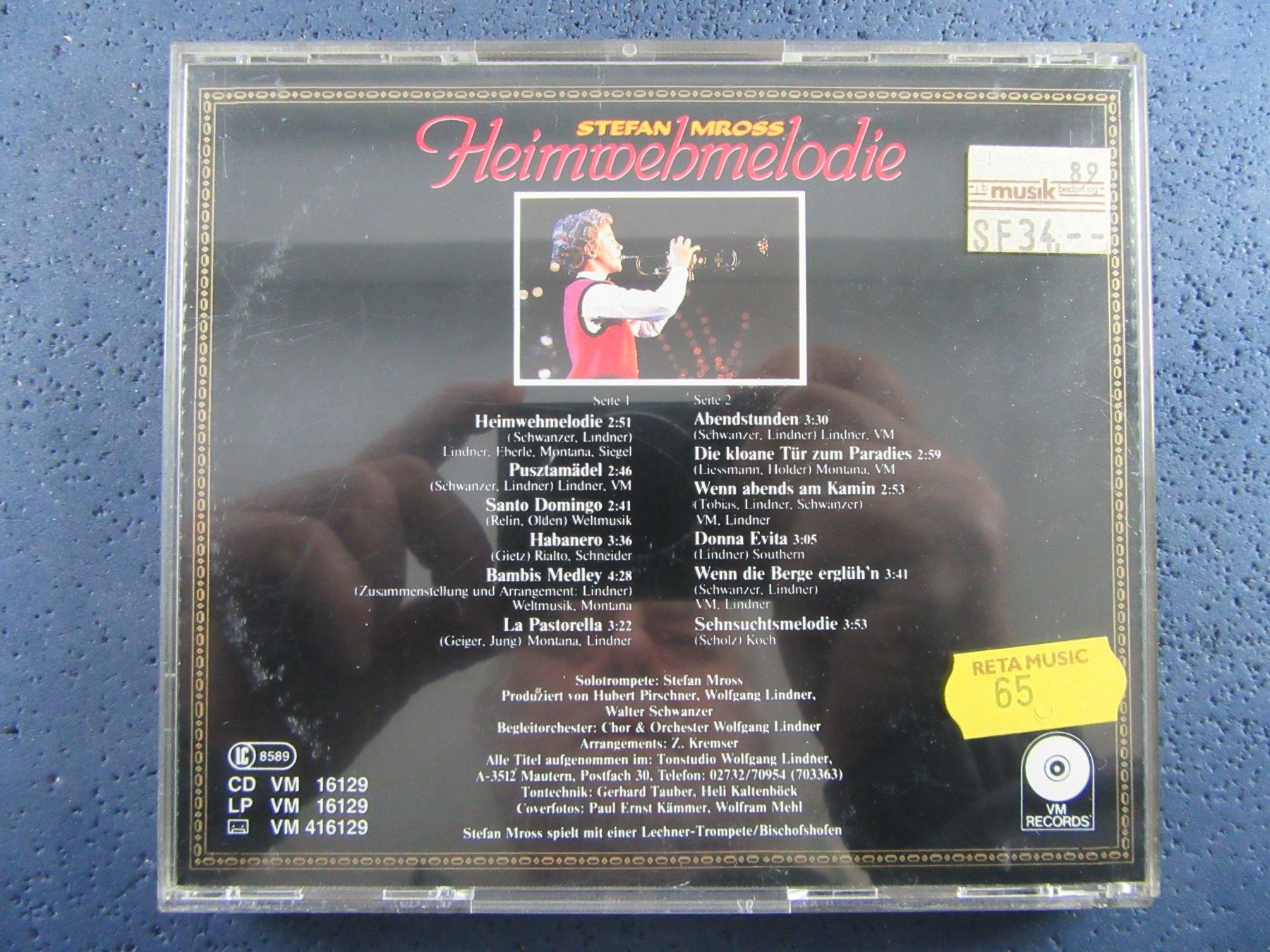 CD: STEFAN MROSS " HEIMWEHMELODIE " CD – Usato da Ettingen venduto da Hausi4711 2
