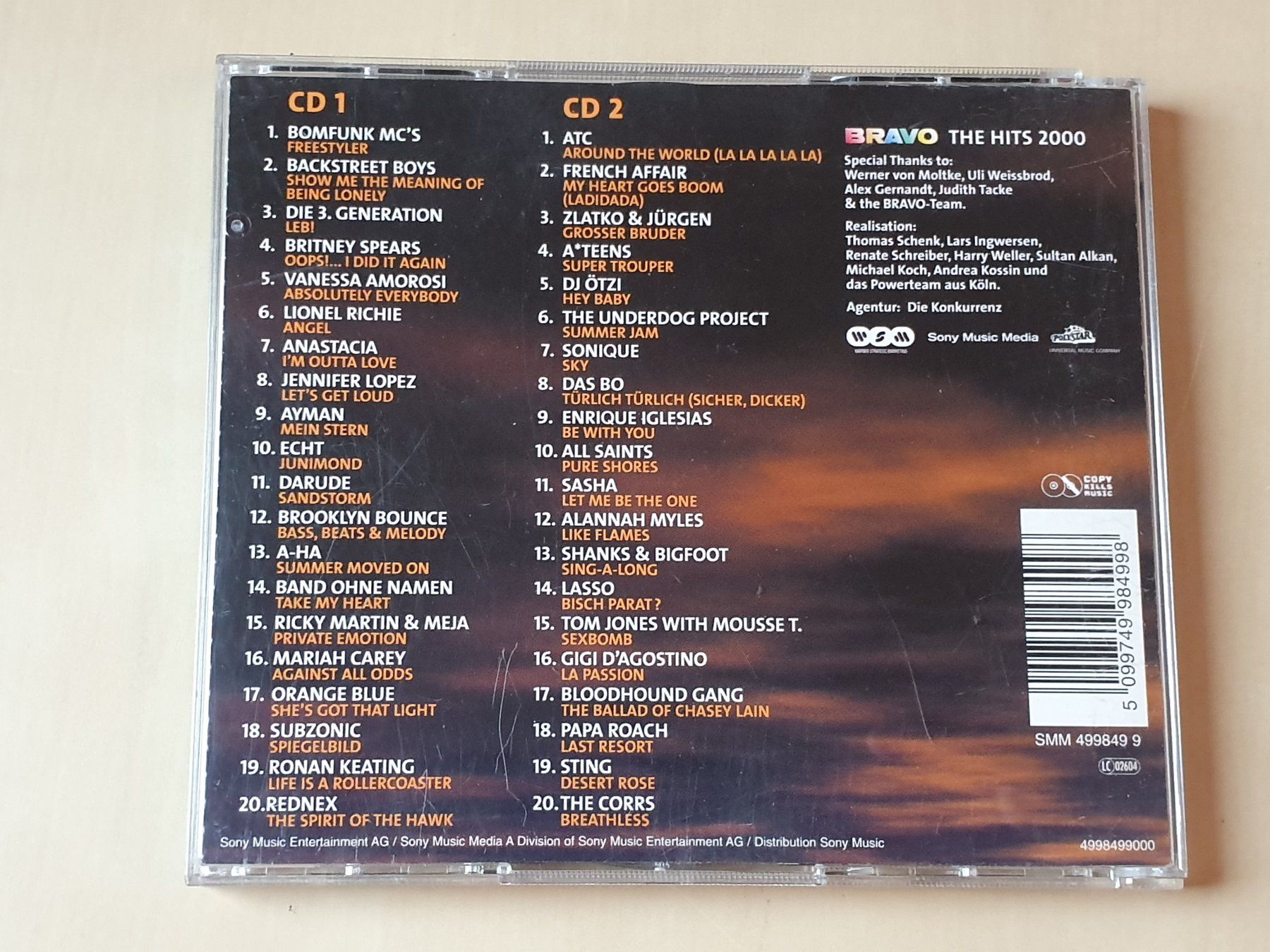 CD: Bravo The Hits 2000 – Usato da Stansstad venduto da collectorsshop 1
