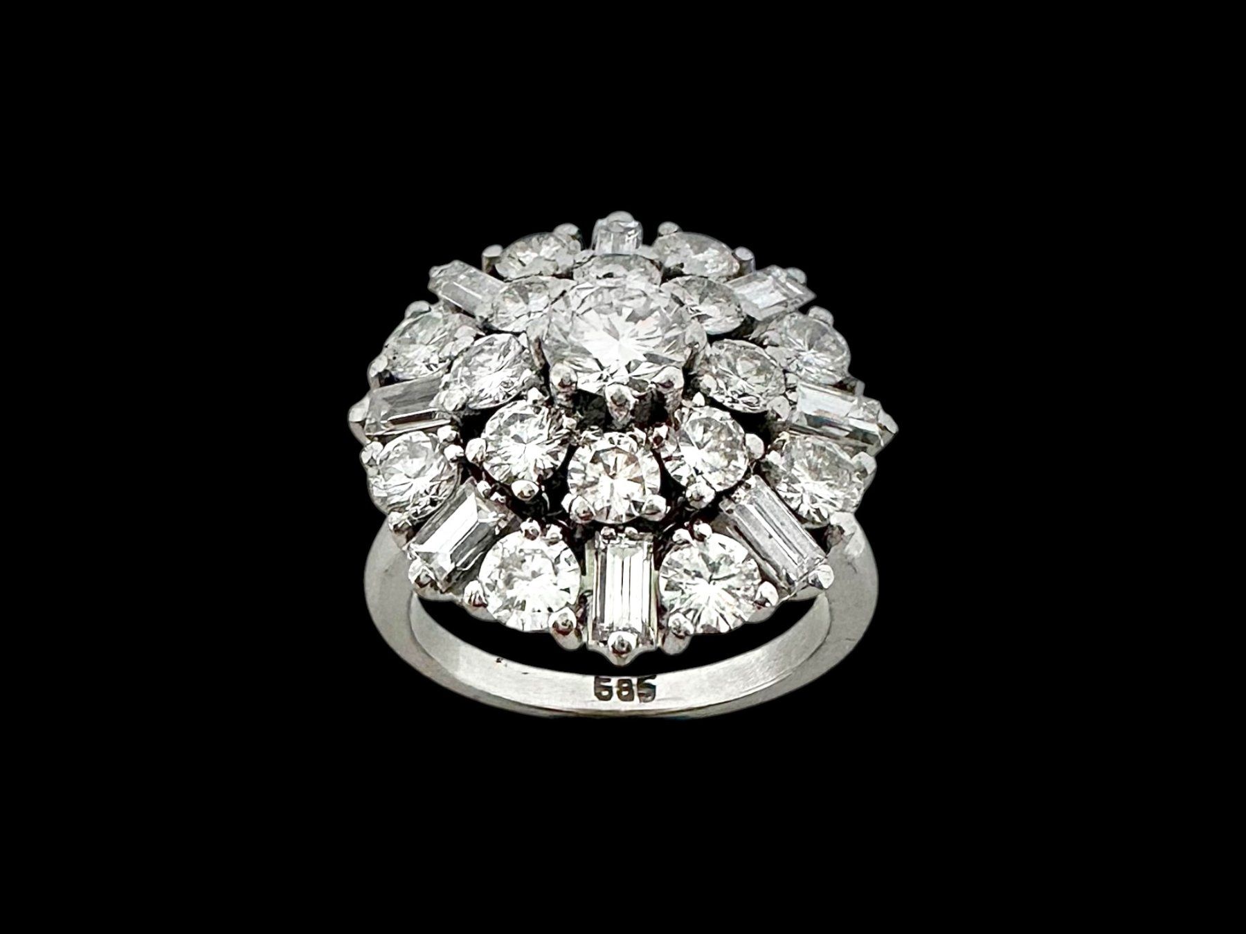 Anelli: Prächtiger Diamant - Cocktailring, ca. 3.76 ct H/VS – Usato da Zuzwil SG venduto da artimmo 5