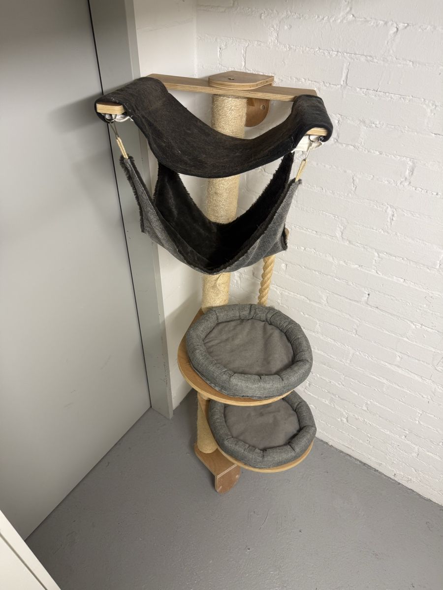 Katzenbaum - Kratzbaum: Katzenbaum, Kratzbaum mit Hängematte, Chonker proofed – Gebraucht aus Uster von MacherArno 1