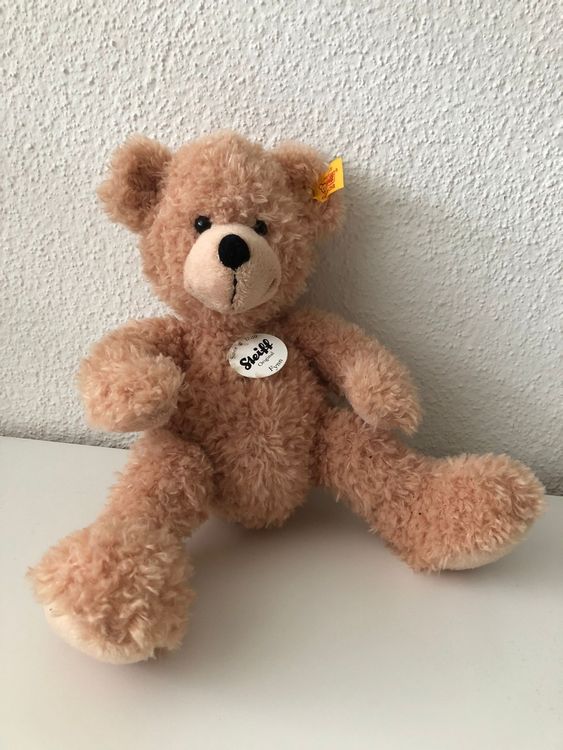 Steiff Teddy Avec Bouton D'oreille Et Drapeau – Allemagne, Occasion Top état