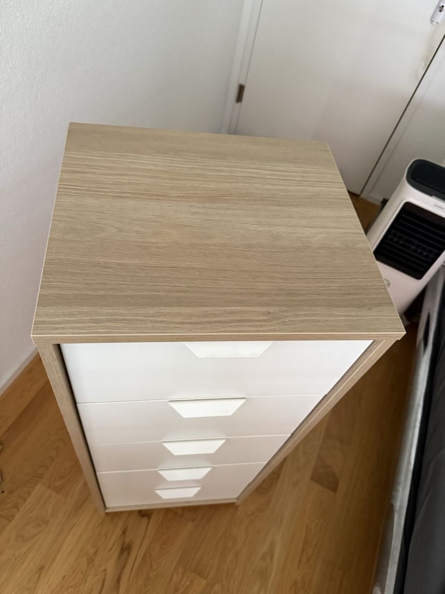 Kommoden: Moderne Kommode mit 5 Schubladen - Eiche/ Weiß – Gebraucht aus Zollikofen von fiestafan100 3