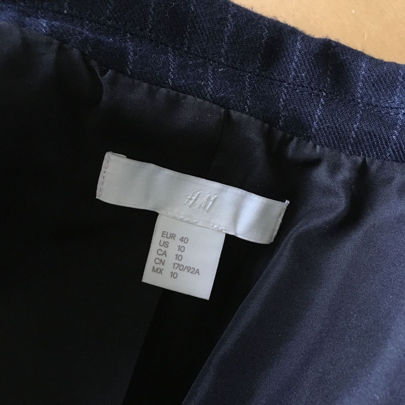 Giacche: Veste blazer bleue rayée t40 – Usato da Genève venduto da ct_fqr8 2