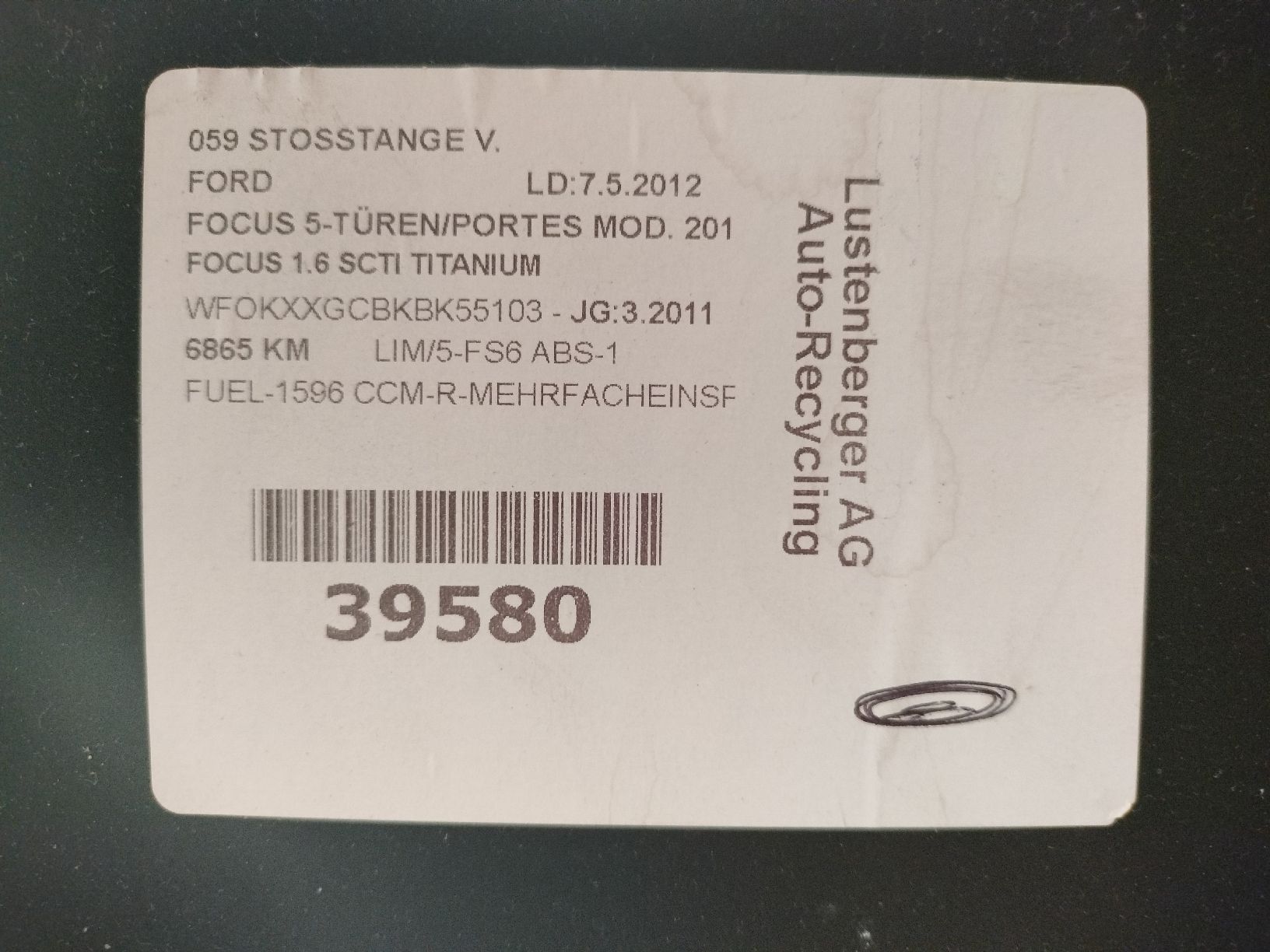 Ford Alle Autoersatzteile: Stossstange Front – Neu (gemäss Beschreibung) aus Seuzach von Flyinghirsch69 6