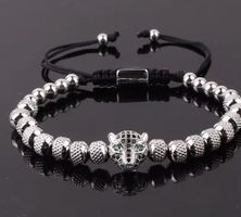 5x Luxus Panther Armband Edelstahl Geschenkbox Neu