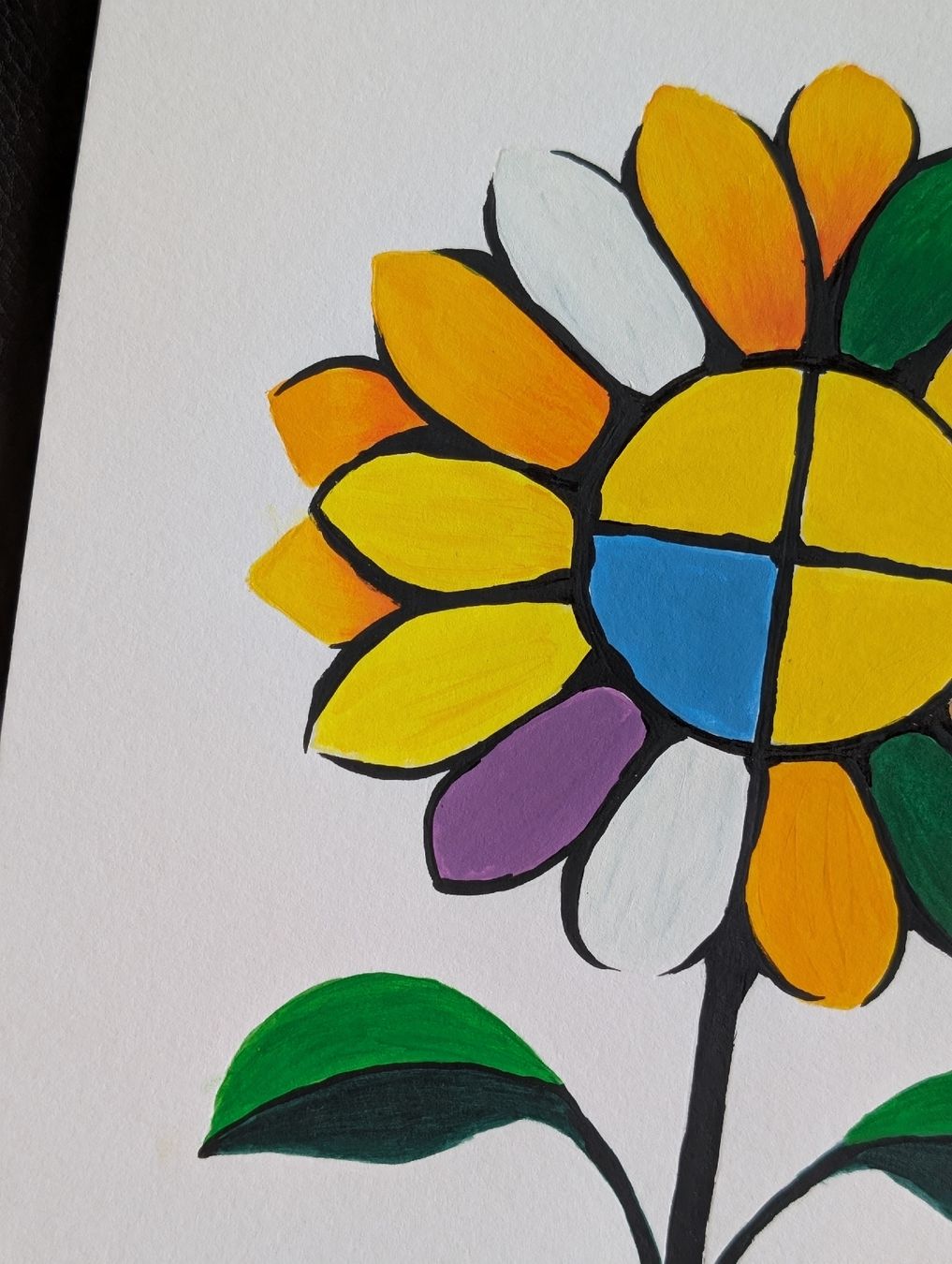 Dipinti: Original Gemälde Moderne Sonnenblume – Nuovo e nell'imballaggio originale da Winterthur venduto da LaVieColor 7
