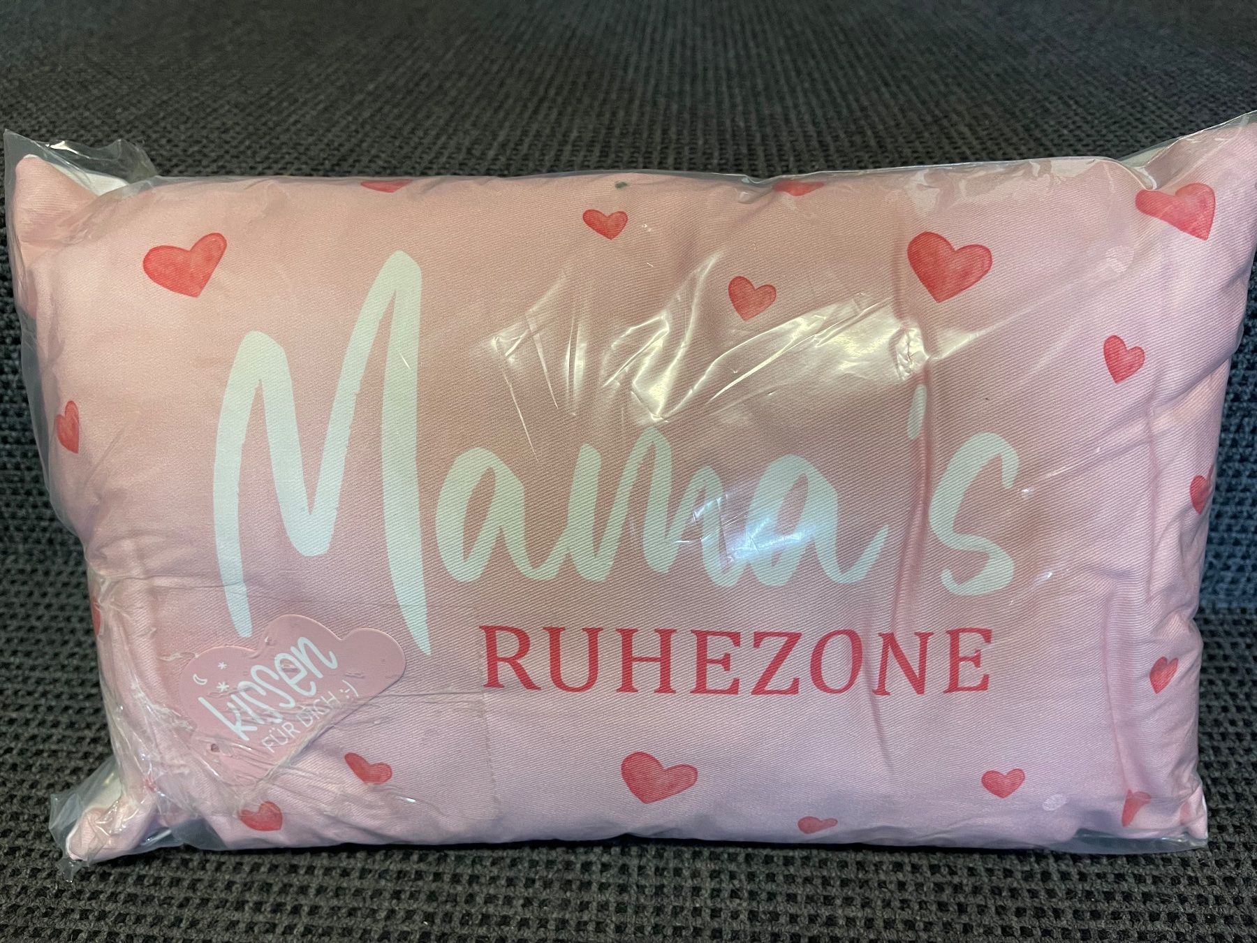 Cuscini: Kissen mit Spruch, Mama's Ruhezone – Nuovo e nell'imballaggio originale da Urnäsch venduto da pas_5r9c